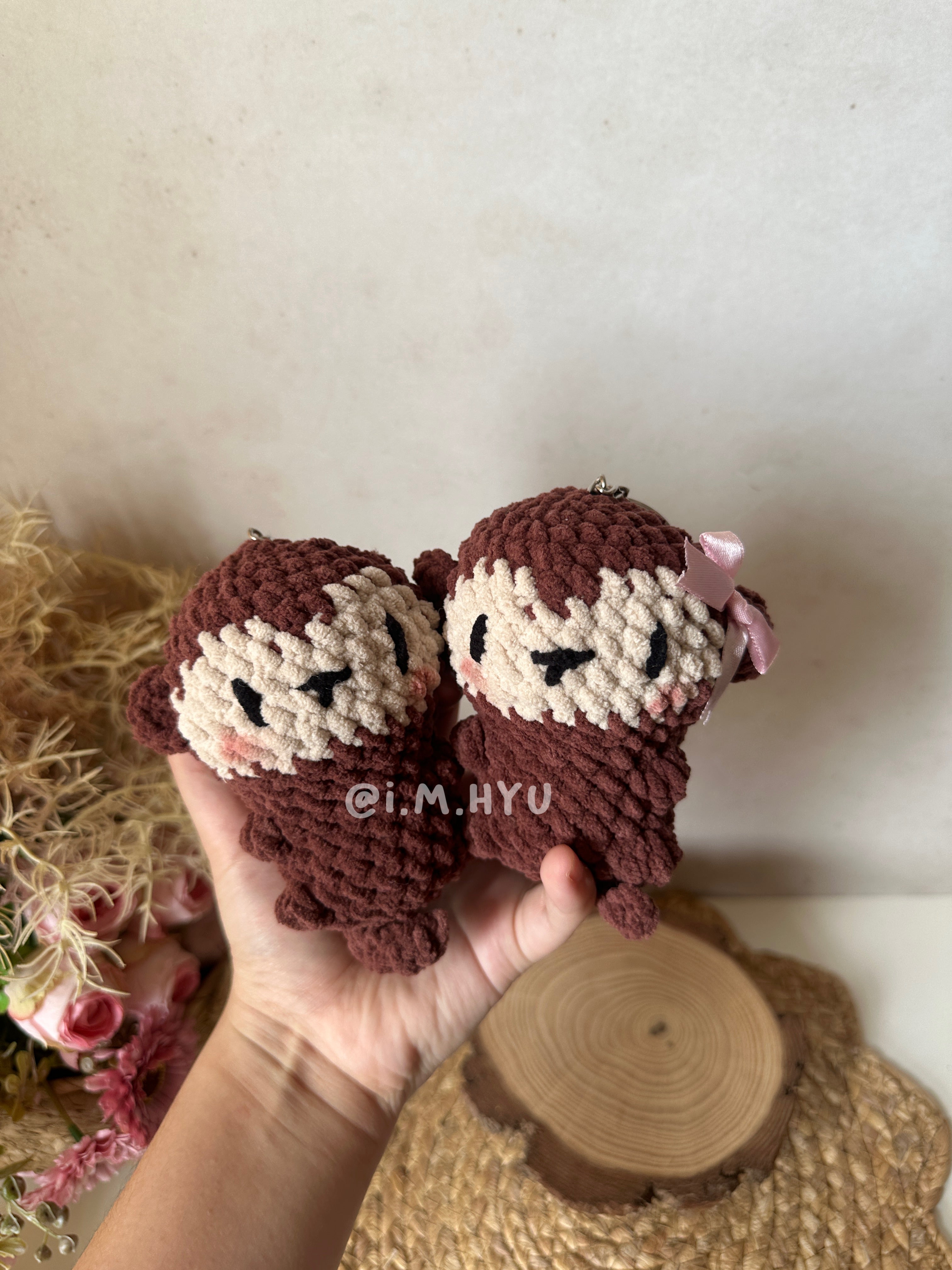 MONITOS EN PAREJA LLAVERO
