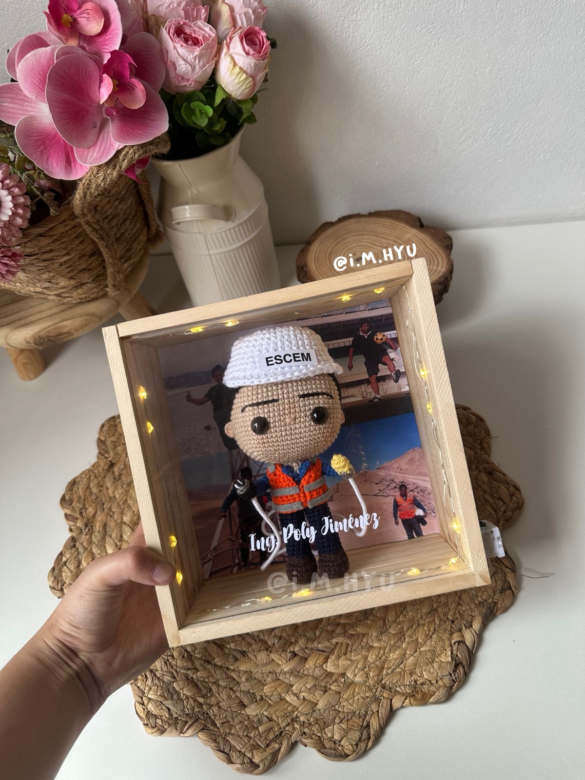 FUNKO EN CUADRO DE PINO